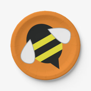 Bee Day Birthday Party Paper Plates
