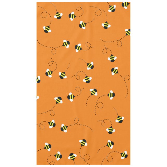 Bee Day Cute First Birthday Table Cloth (Front)