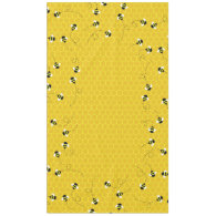 Bee Day Cute Honeycomb First Birthday Table Cloth