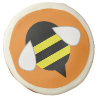 Bee Day Sugar Cookie for 1st Birthday