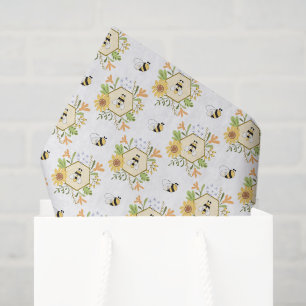 Bee Decoupage Tissue Paper, Bumblebee Paper