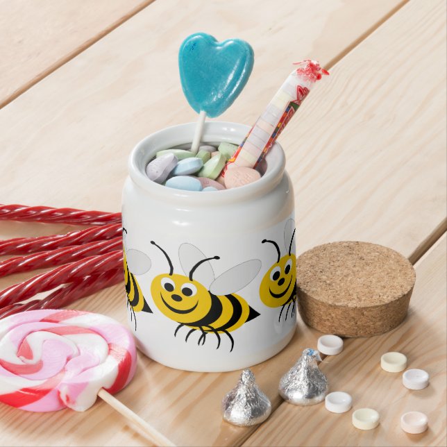 Bee Design Candy Jar (In Situ)