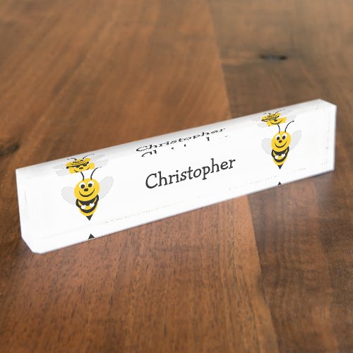 Bee Design Desk Name Plate