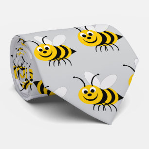 Bee Design Neck Tie