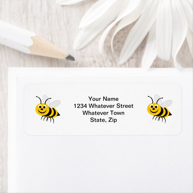 Bee Design Return Address Label (Insitu)
