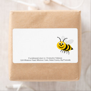Bee Design Shipping Label