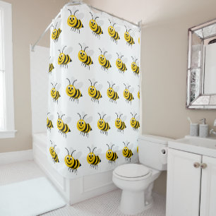 Bee Design Shower Curtain
