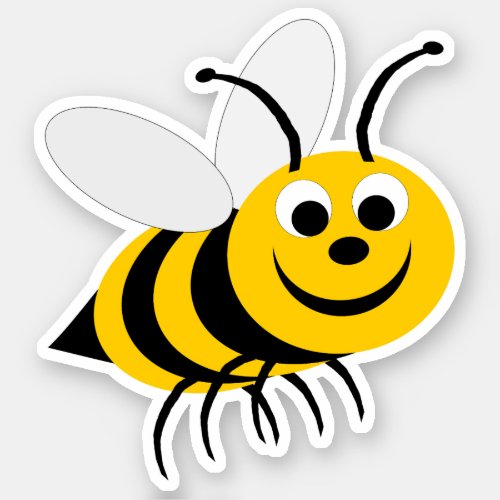 Bee Design Sticker