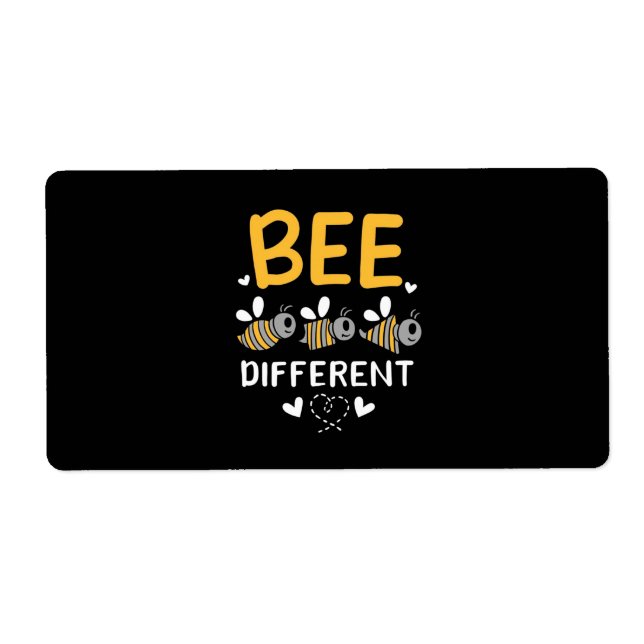 Bee Different Label (Front)