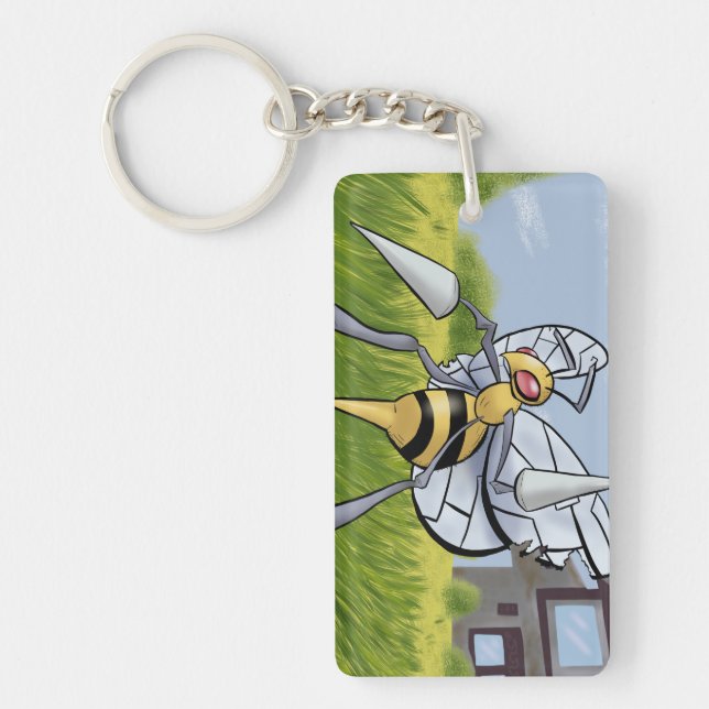 Bee Drill Keychain (Front)