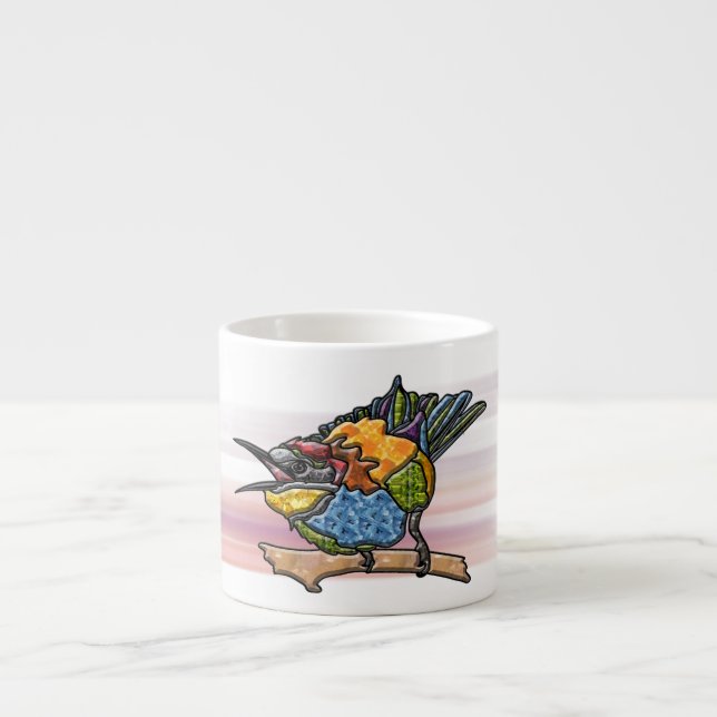 Bee Eater Bird Espresso Cup (Front)
