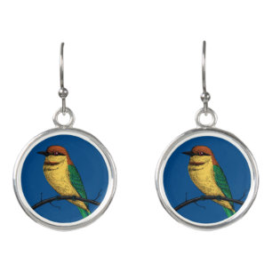 Bee eater earrings