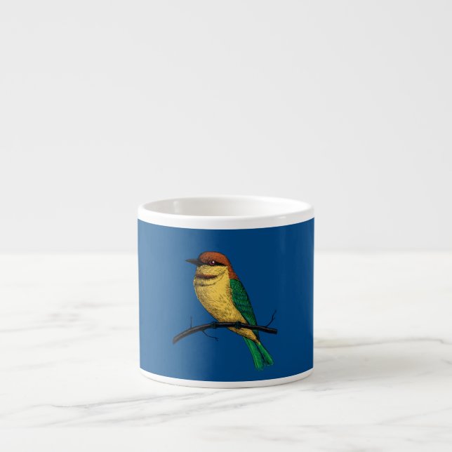 Bee eater espresso cup (Front)
