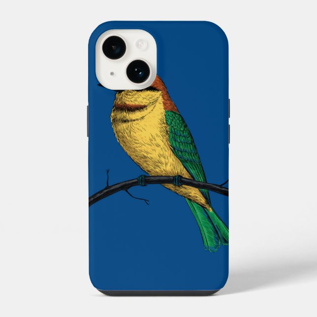 Bee eater iphone case (Back)