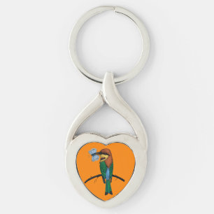 Bee eater keychain