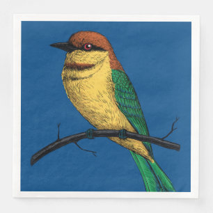 Bee eater paper dinner napkins
