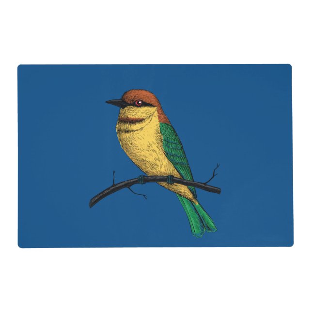 Bee eater placemat (Front)
