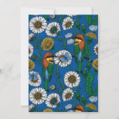 Bee eaters on blue (Front)