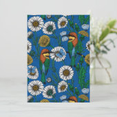 Bee eaters on blue (Standing Front)