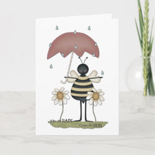 Bee Encouragement Card