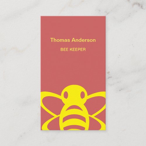 Bee Farm Bee Keeper Business Card