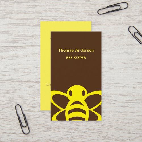 Bee Farm Bee Keeper Business Card