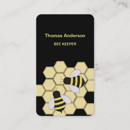 Bee Farm Bee Keeper Business Card