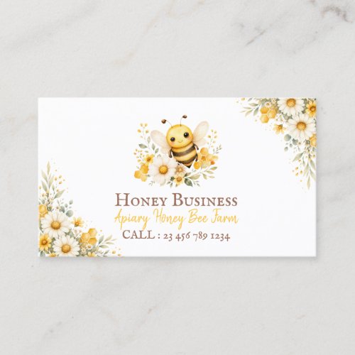 Bee Farm Branding Business Card