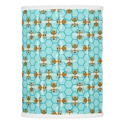 Bee farming lamp shade