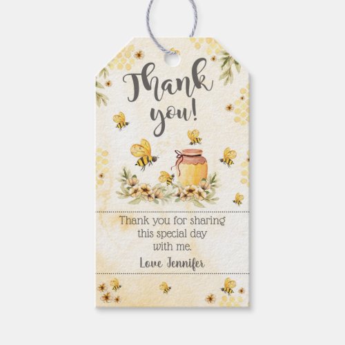 Bee Favor Tags Honey Bee Gift Tags