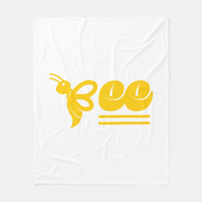 Bee Fleece Blanket (Front)