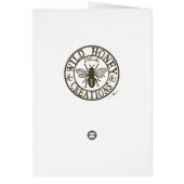 Bee Flower Hive Cards (Back)