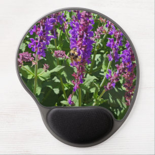 Bee Flower Mouse Pad with Wrist Support
