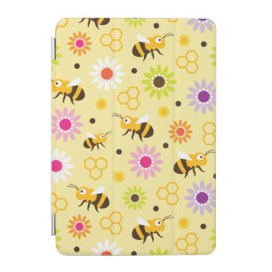 Bee & Flowers iPad Mini Cover