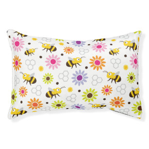 Bee & Flowers Pet Bed