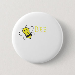 Bee Free Inspirational Design Button