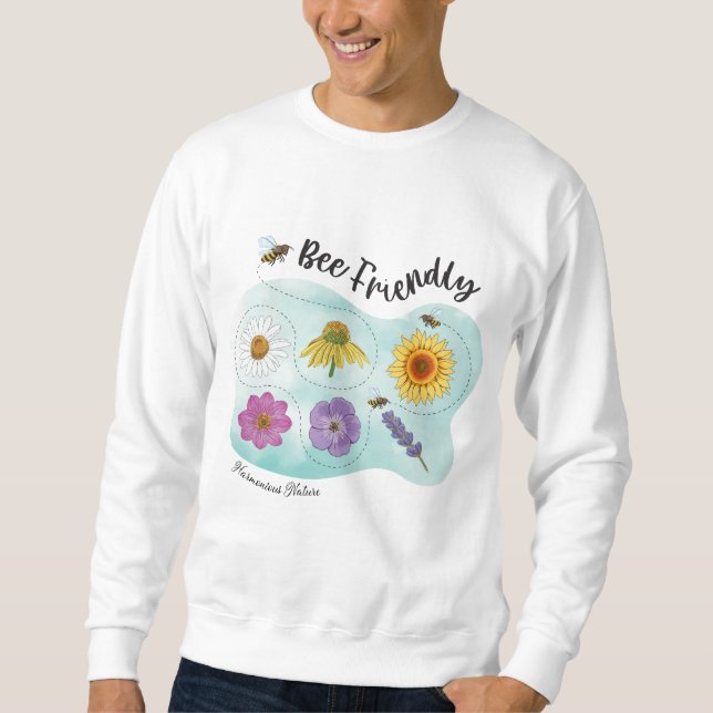 Bee friendly - Harmonious Nature Sweatshirt (Front)