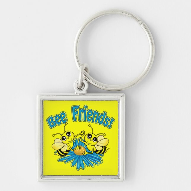 Bee Friends Keychain (Front)