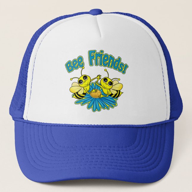 Bee Friends Trucker Hat (Front)