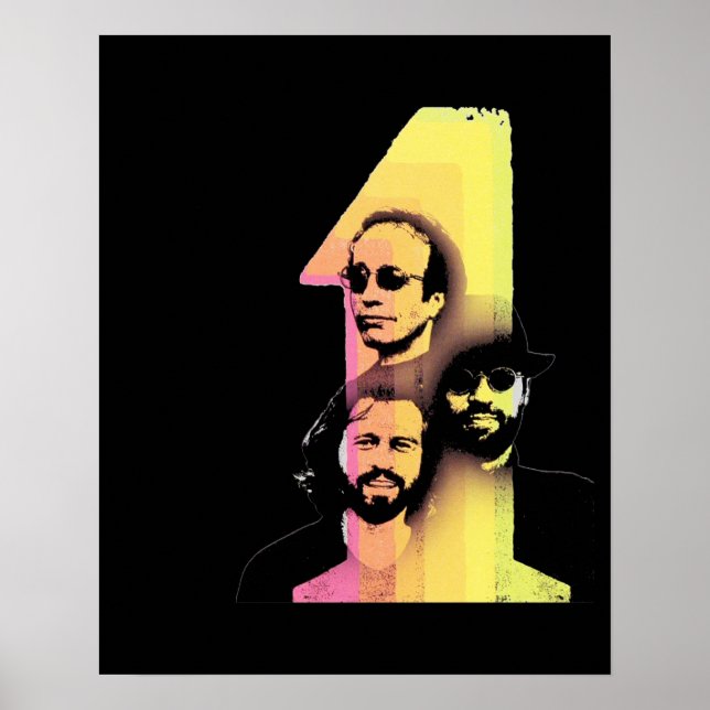 Bee Gees Number Ones Poster (Front)
