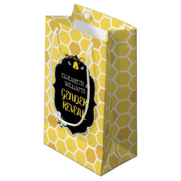 Bee Gender Reveal Baby Shower Small Gift Bag
