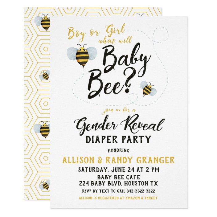 diaper party invitations