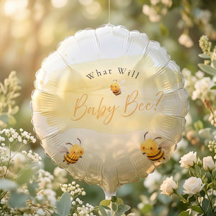 Bee Gender Reveal Party What Will Baby Bee Balloon