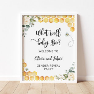 Gender Reveal Welcome Signs