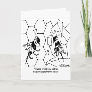 Bee Geometry Card