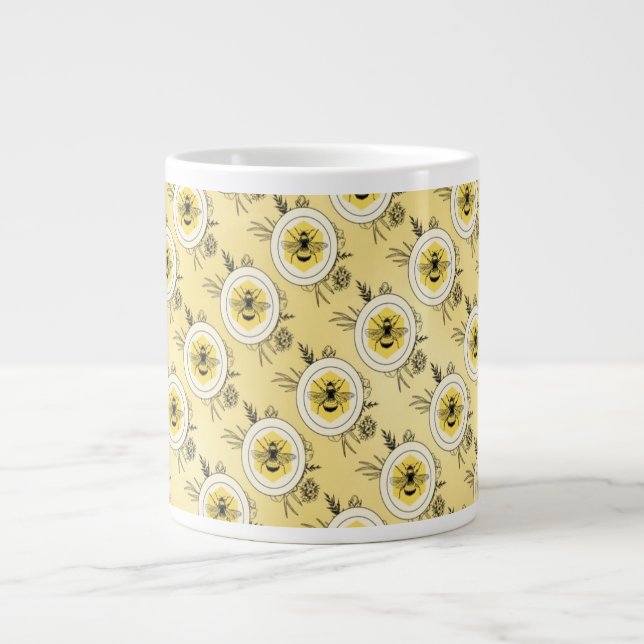 Bee Giant Coffee Mug (Front)