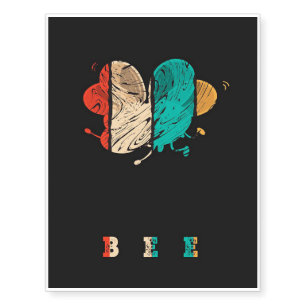 Bee Gifts ,I Love Bee, Beekeeping Gift,Bee Saying Temporary Tattoos