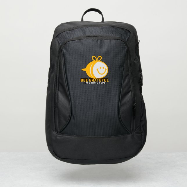 Bee Grateful T.W.T Port Authority Backpack (Front)