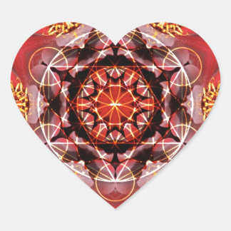 Bee Green Heart Sticker