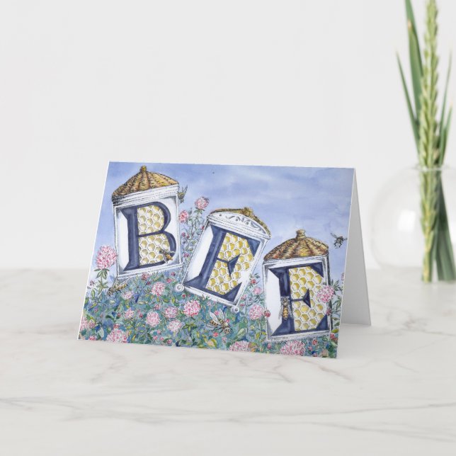 "BEE" Greeting Card (Front)